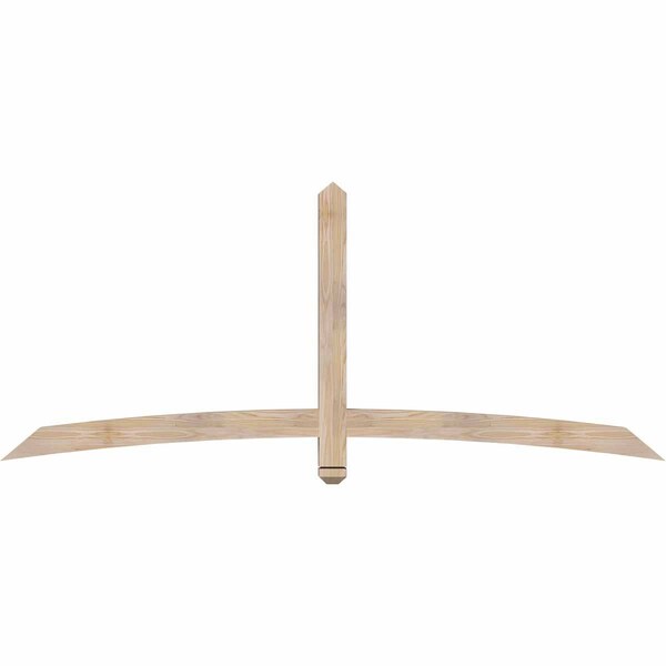 Ekena Millwork Bellingham Smooth Timber Gable Bracket, Douglas Fir, 84"W x 35"H x 3 1/2"D x 3 1/2"F, 10/12 Pitch GBW084X35X0404BEL00SDF - main